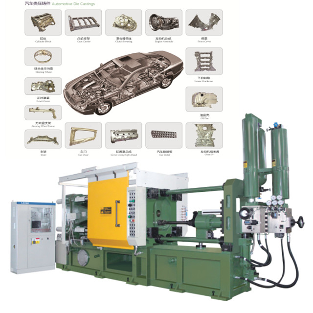 A presión las máquinas de fundición usadas en la fabricación de las piezas del aluminio y del cinc del vehículo eléctrico proveedor