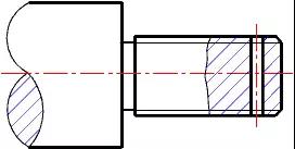 La línea de la intersección se simplifica a la línea recta