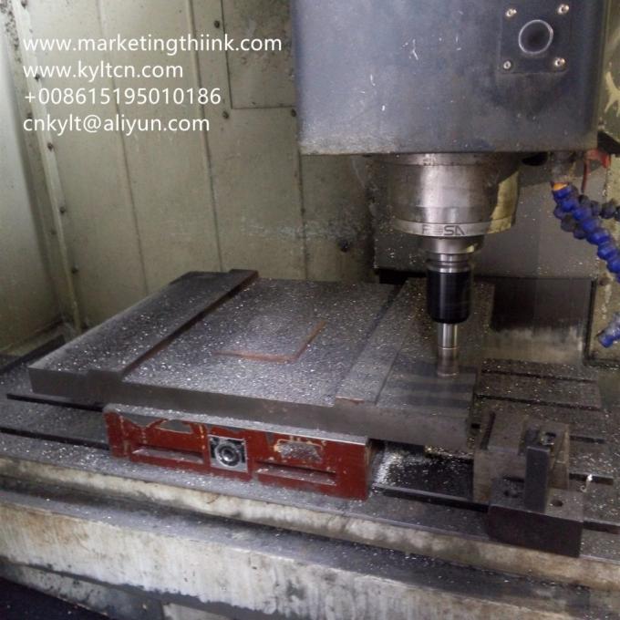 Piezas de acero molidas por el centro de máquina del CNC