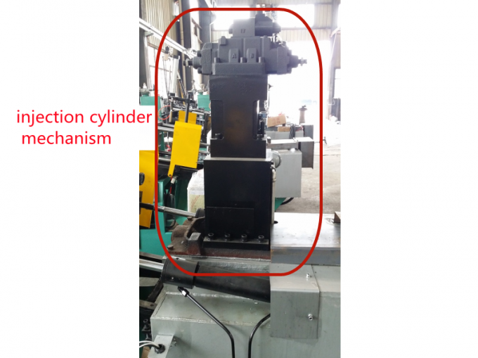 la cámara caliente a presión mecanismo del cilindro de la inyección de la máquina de fundición